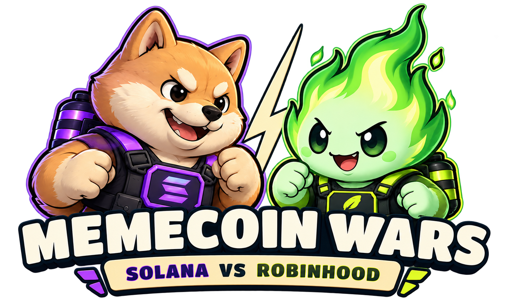 BONK and FIRE face off for Solana and Robinhood in Memecoin Wars